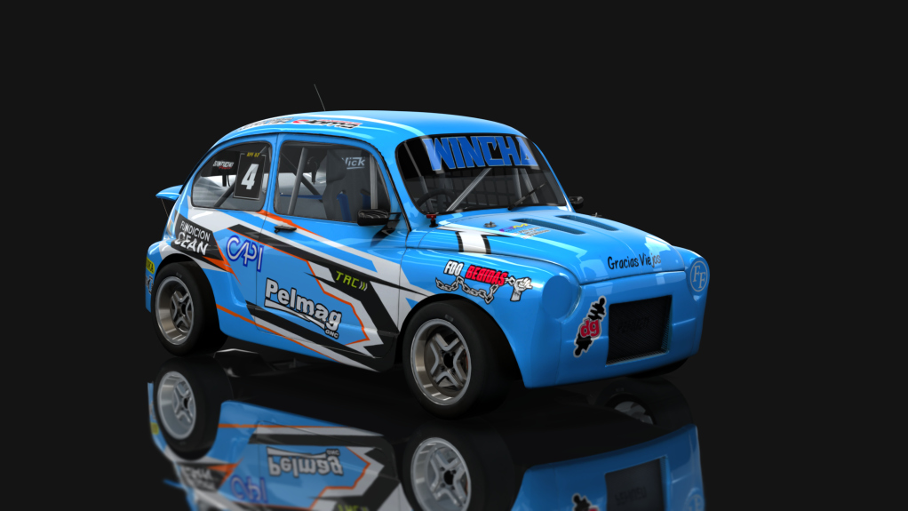 Formula 07 - Fiat 600 4 Rayos, skin Ricardo DeAgustini