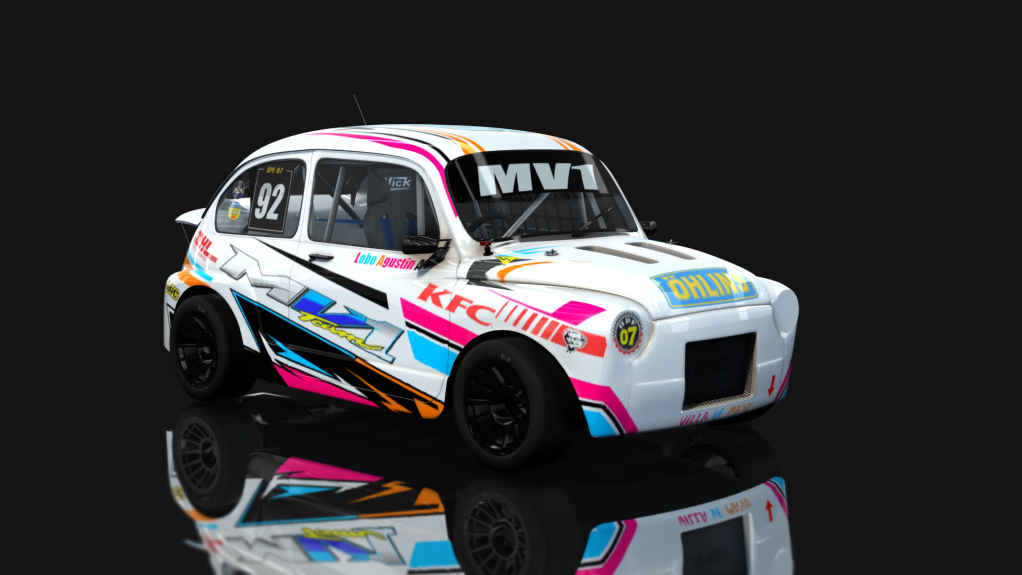 Formula 07 - Fiat 600 Sudam Alma Desplazadas, skin Agustin Lobo