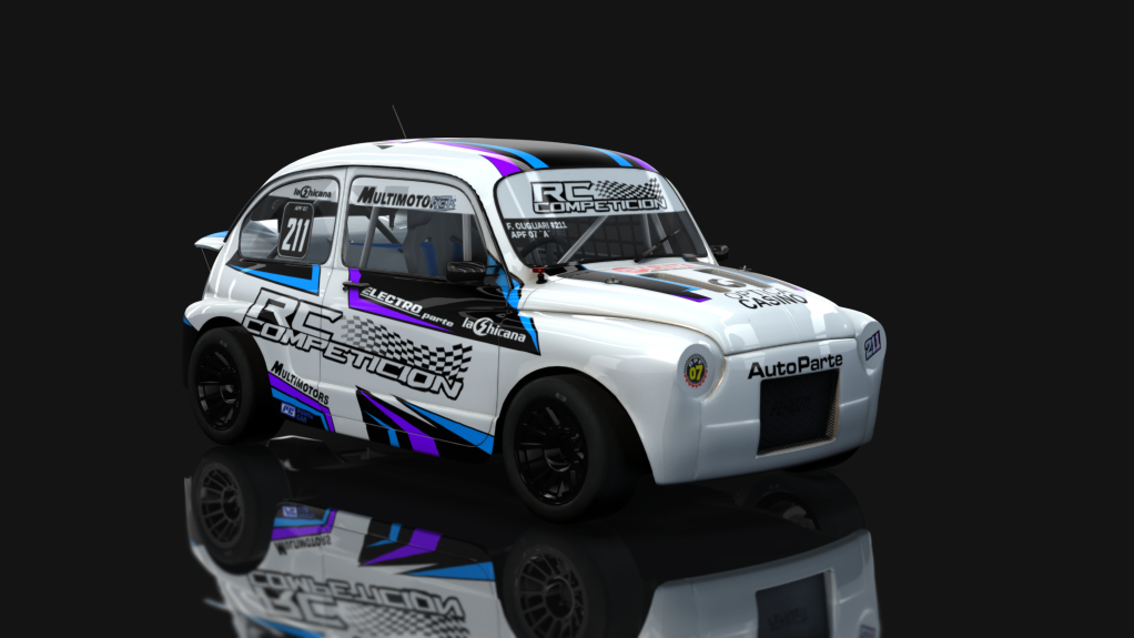 Formula 07 - Fiat 600 Sudam Alma Desplazadas, skin Francisco Cugliari