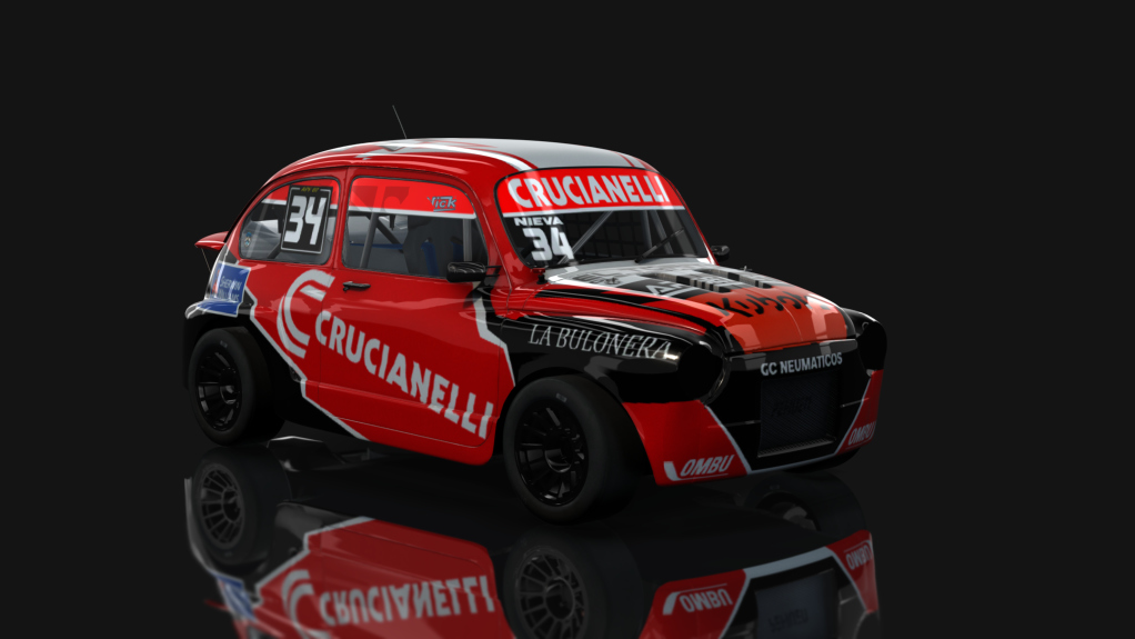 Formula 07 - Fiat 600 Sudam Alma Desplazadas, skin Leandro Nieva