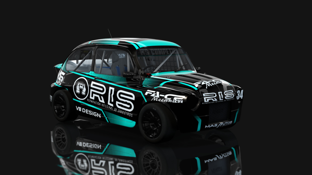 Formula 07 - Fiat 600 Sudam Alma Desplazadas, skin NIEVA AS