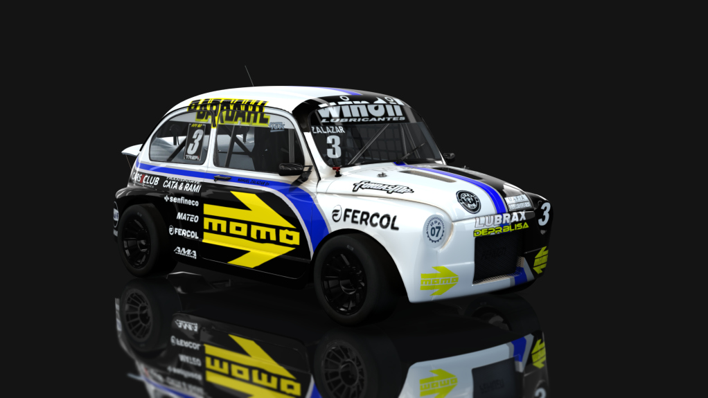 Formula 07 - Fiat 600 Sudam Alma Desplazadas, skin Zalazar
