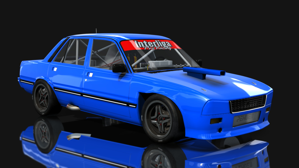 Peugeot 505 - Turismo Retro, skin Azul