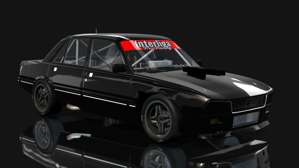 Peugeot 505 - Turismo Retro, skin Negro