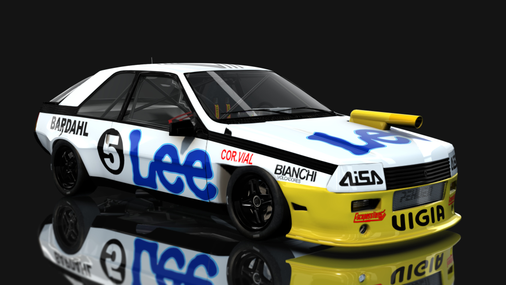 Renault Fuego - Turismo Retro, skin Lee