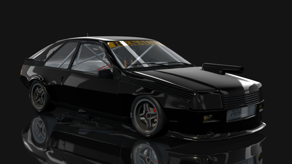 Renault Fuego - Turismo Retro, skin Negro