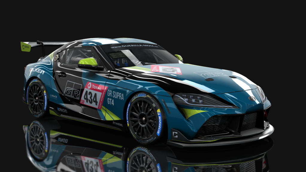 NextGen Toyota Supra, skin GR_Racing_Blue