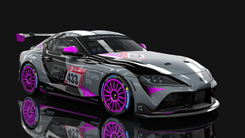 NextGen Toyota Supra, skin GR_Racing_Pink