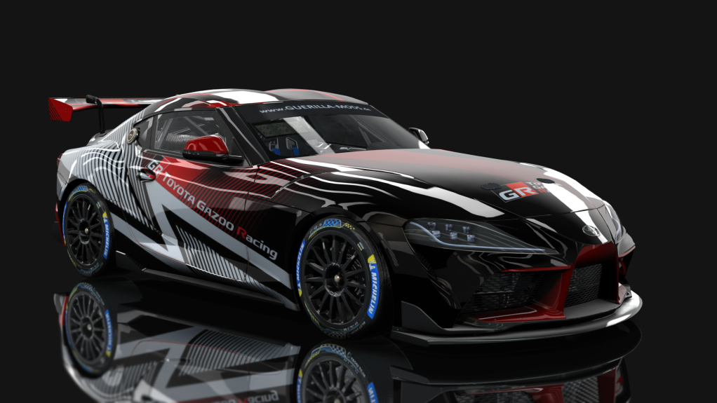 NextGen Toyota Supra, skin GR_Racing_Red_White