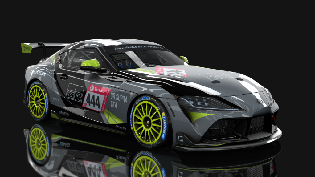 NextGen Toyota Supra, skin GR_Racing_Silver