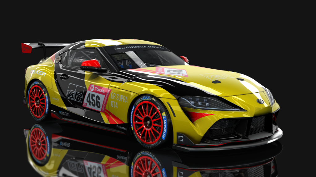 NextGen Toyota Supra, skin GR_Racing_Yellow