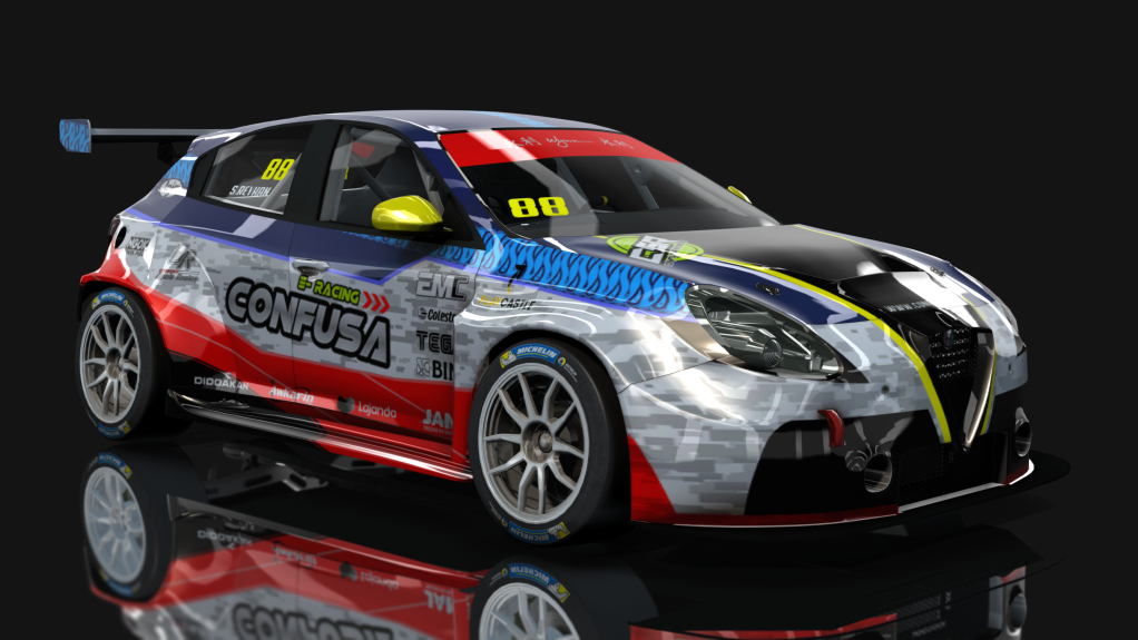 HK51 TCR Alfa Romeo Giulietta Veloce, skin 88_CONFUSA_REYHAN