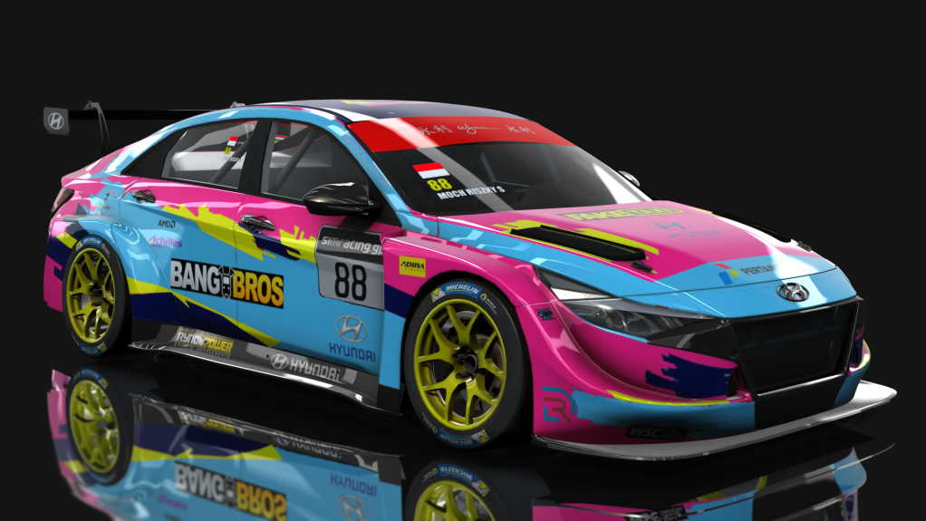 HK51 TCR Hyundai Elantra N, skin 54_tcr_hyundai_elantra_Lukoil - Riszky