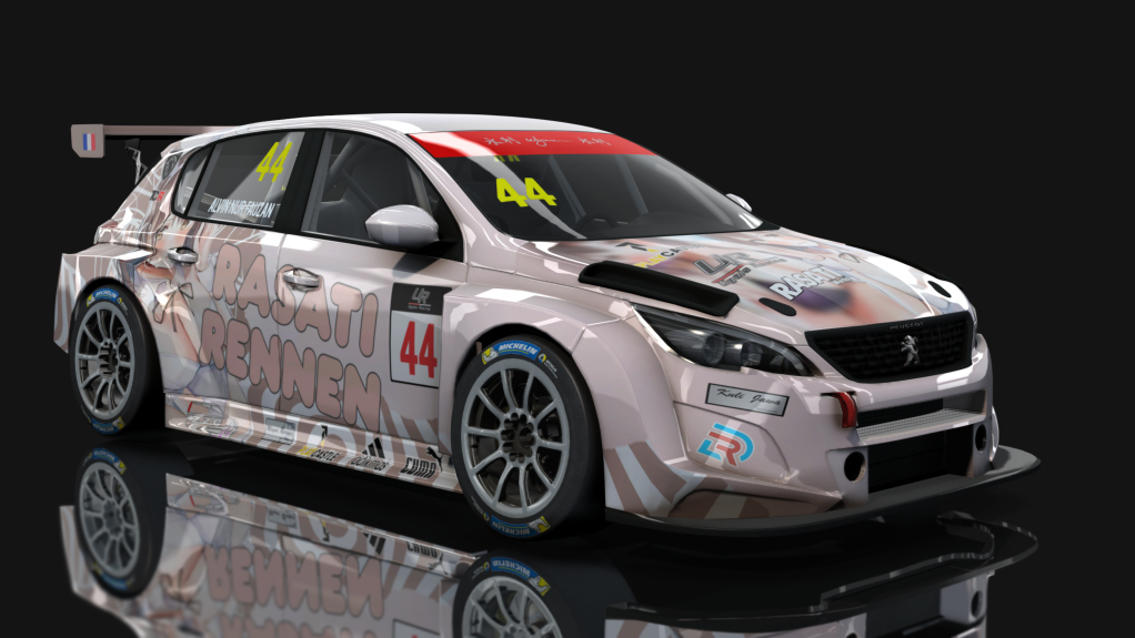 HK51 TCR Peugeot 308, skin RST2_Alvin