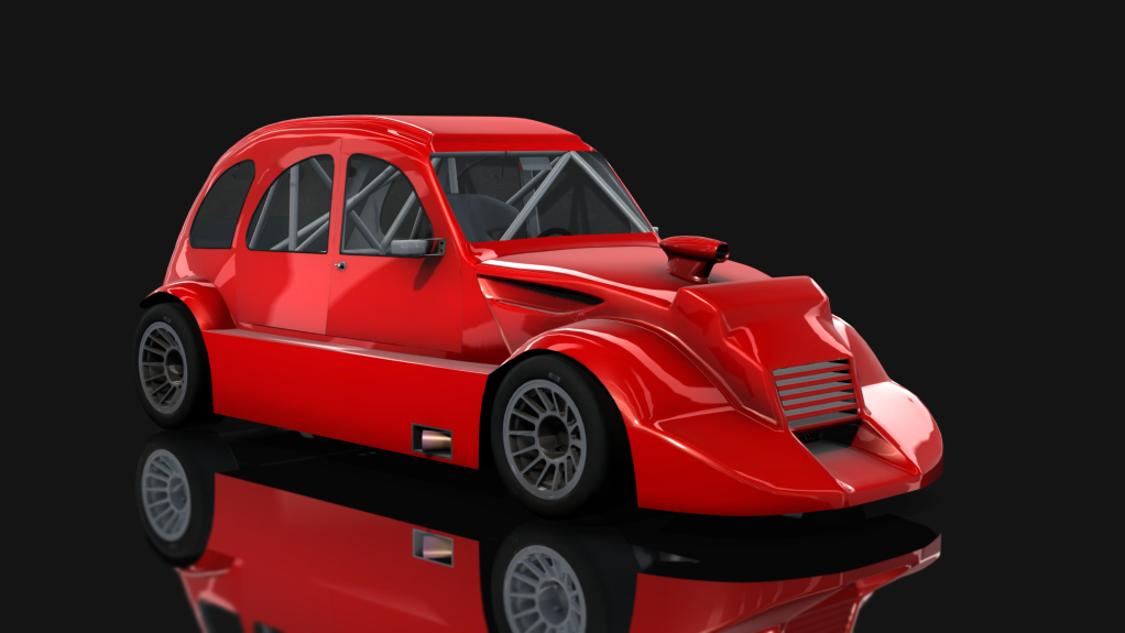 Formula 3CV 1.4  - Interliga, skin 1Rojo