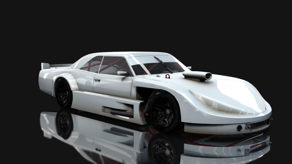 Turismo Cuyano 4000 - Dodge GTX - Cuervo, skin Blanco