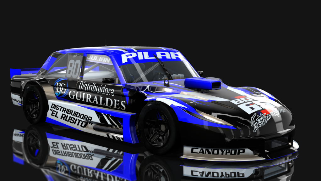 Turismo Cuyano 4000 - Ford Falcon - Alifraco 2012, skin Ale carsin