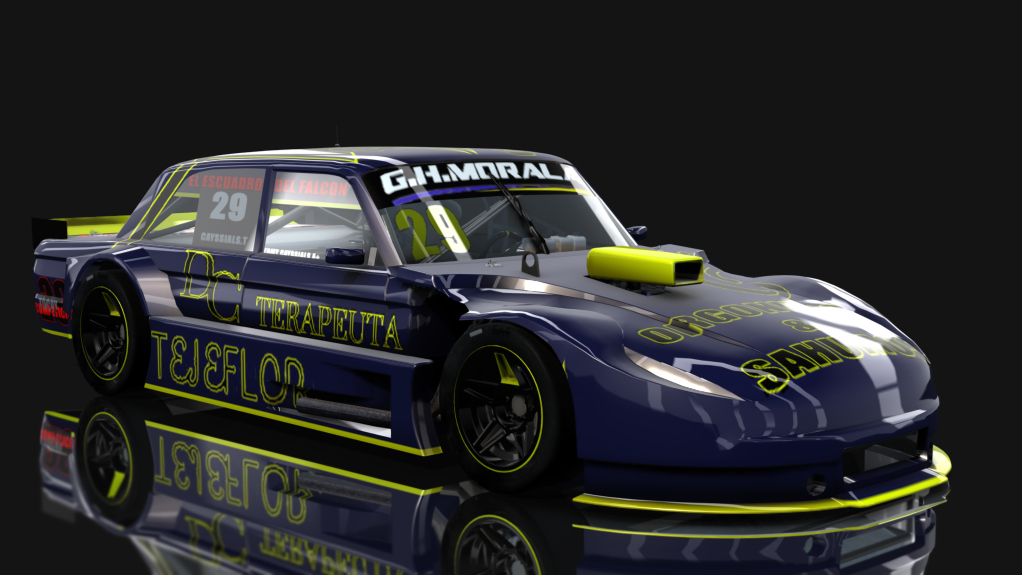 Turismo Cuyano 4000 - Ford Falcon - Alifraco 2012, skin Cayssials