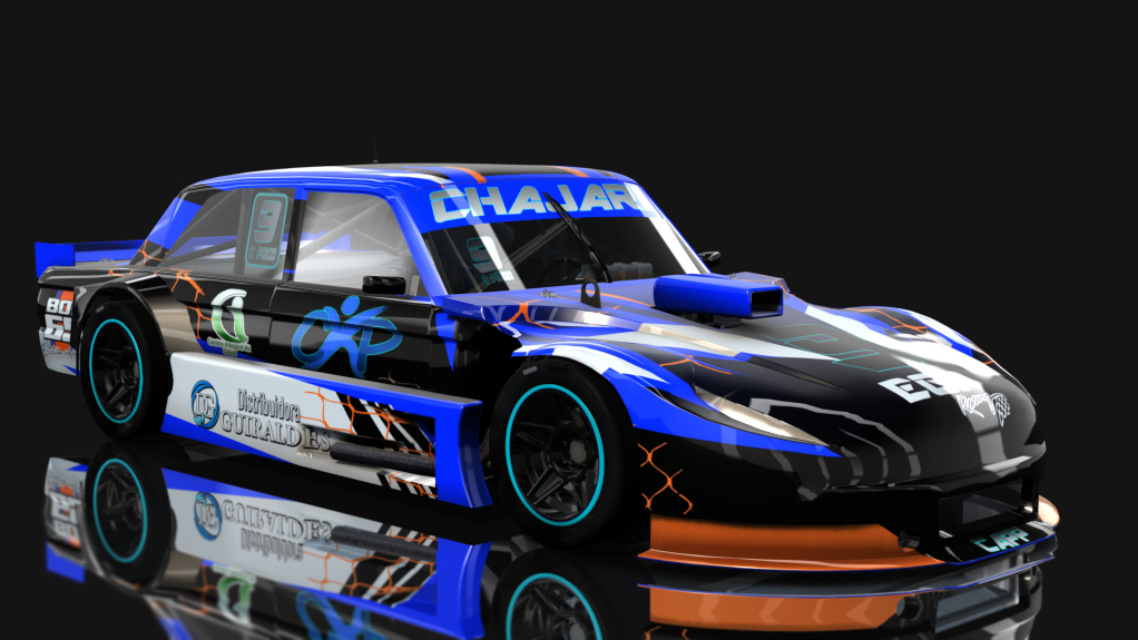 Turismo Cuyano 4000 - Ford Falcon - Alifraco 2012, skin Ford Christian Pozzi