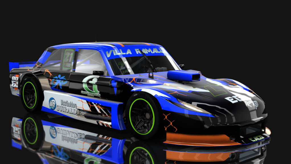 Turismo Cuyano 4000 - Ford Falcon - Alifraco 2012, skin Ford Franco Pozzi
