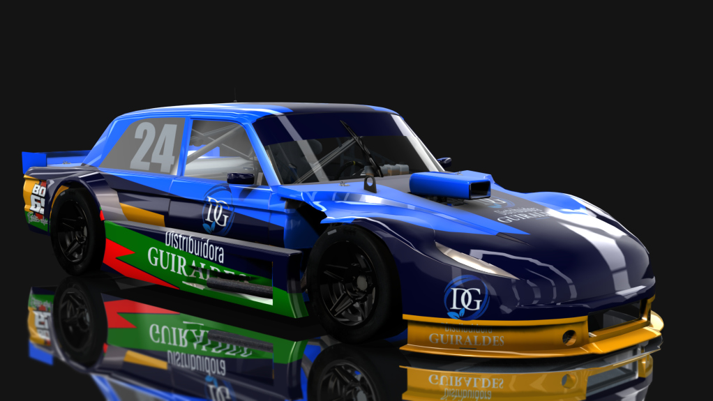 Turismo Cuyano 4000 - Ford Falcon - Alifraco 2012, skin carsin