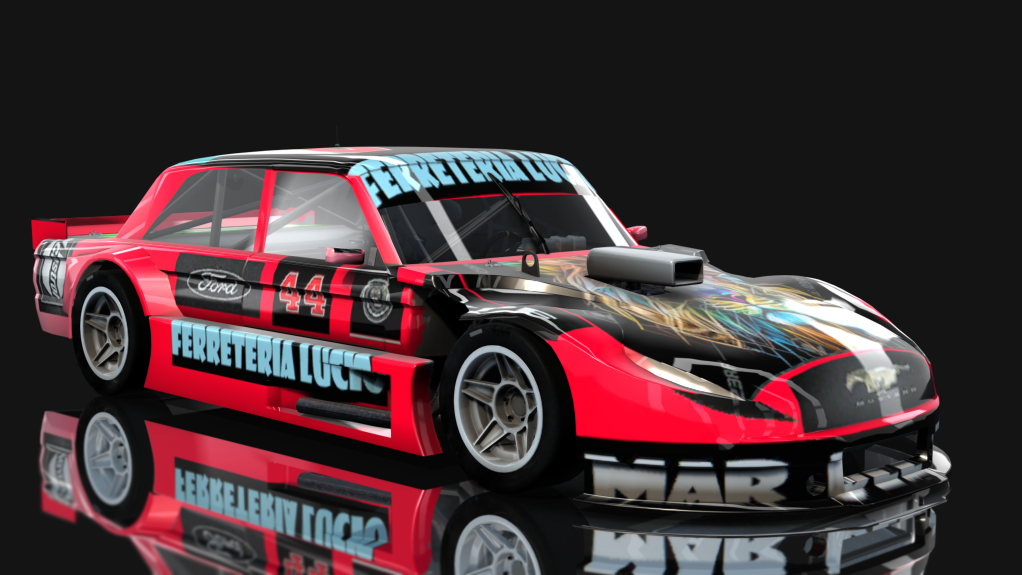 Turismo Cuyano 4000 - Ford Falcon - Alifraco 2012, skin diego jimenez