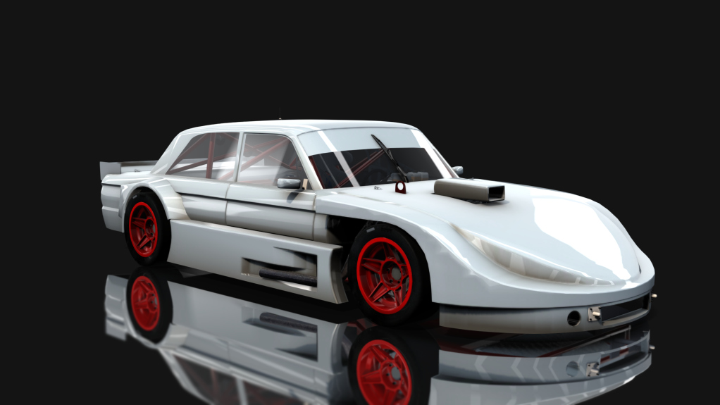 Turismo Cuyano 4000 - Ford Falcon - Cuervo, skin Blanco