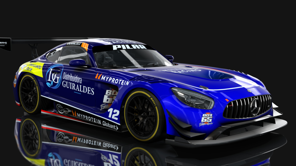 Mercedes-Benz AMG GT3, skin ale carsin