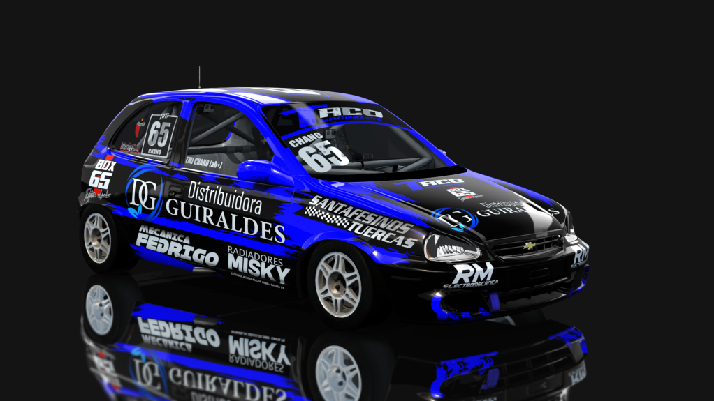 Chevrolet Corsa - Clase 2 - Zonal Cuyano, skin Chano Corsa