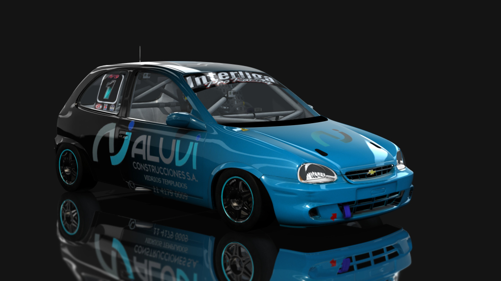 Chevrolet Corsa - Clase 2 - Zonal Cuyano, skin DIEGO POLLINI