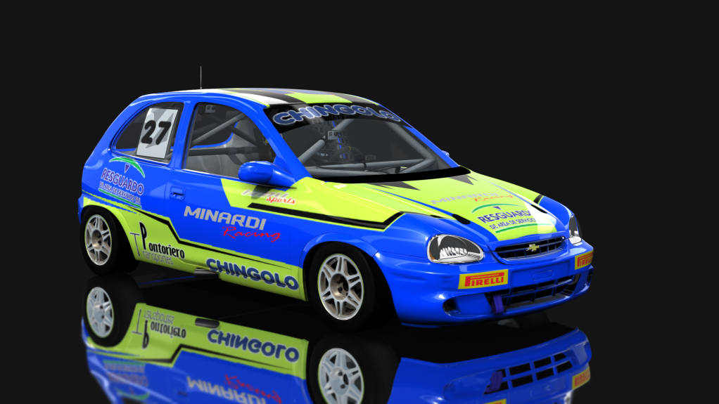 Chevrolet Corsa - Clase 2 - Zonal Cuyano, skin extra27