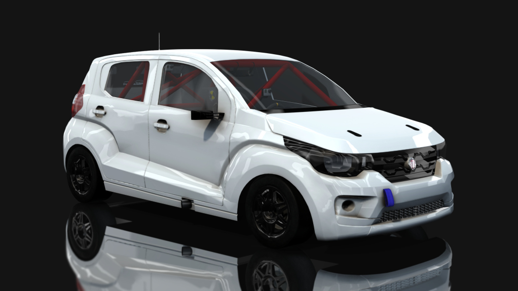 ASM - Fiat Uno Mobi - INTERLIGA PRO RACING, skin Blanco