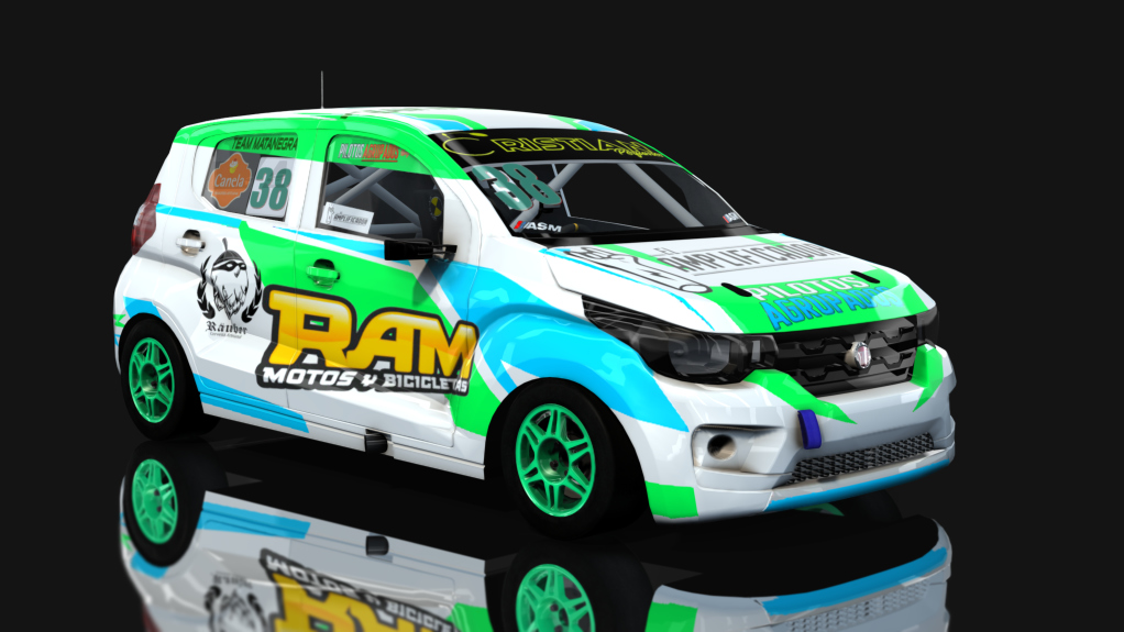 ASM - Fiat Uno Mobi - INTERLIGA PRO RACING, skin cisternas