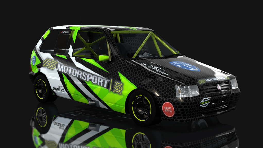 ASM - Fiat Uno Fire - Interliga Pro Racing, skin 117-Fernando Irigoyen