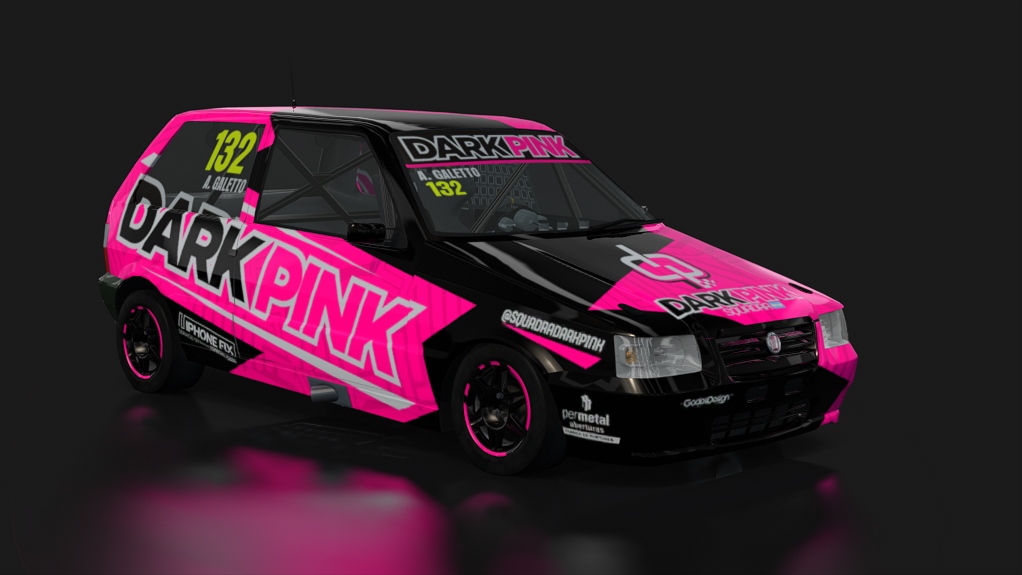 ASM - Fiat Uno Fire - Interliga Pro Racing, skin 132 - Agustin Galetto