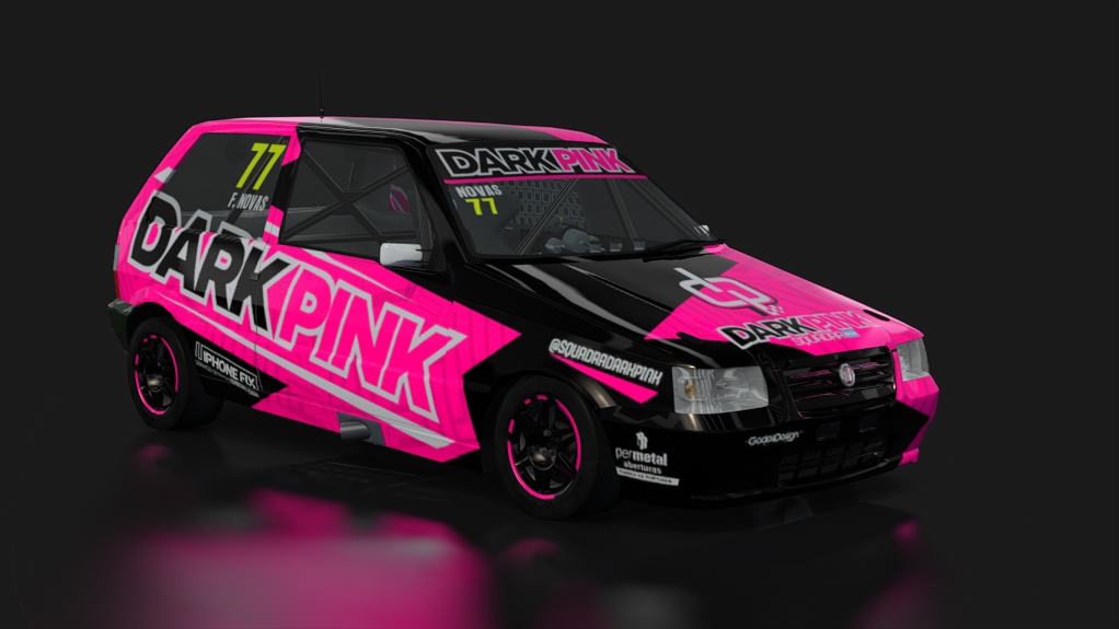 ASM - Fiat Uno Fire - Interliga Pro Racing, skin 77 - Franco Novas