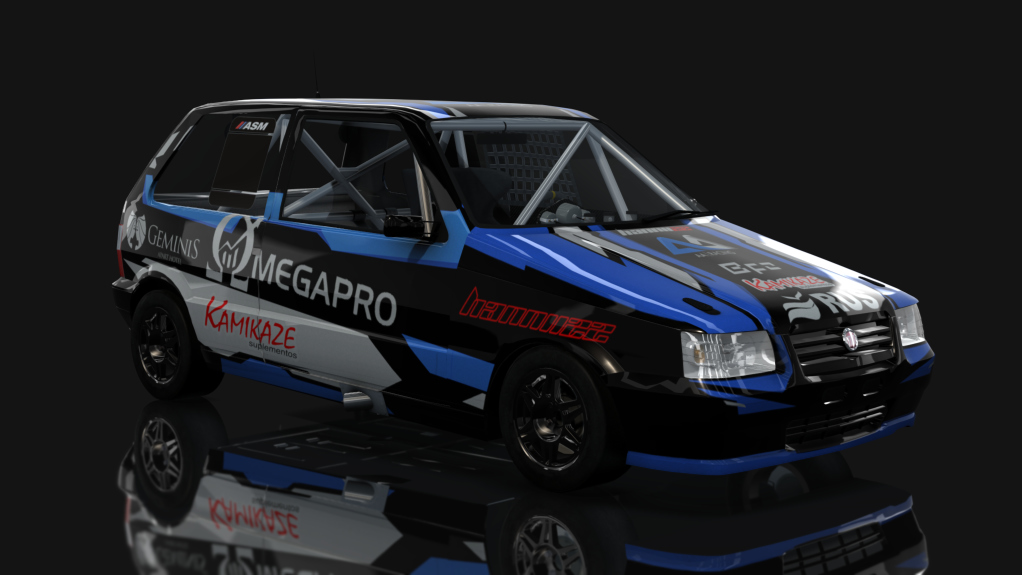 ASM - Fiat Uno Fire - Interliga Pro Racing, skin Agustin Valero