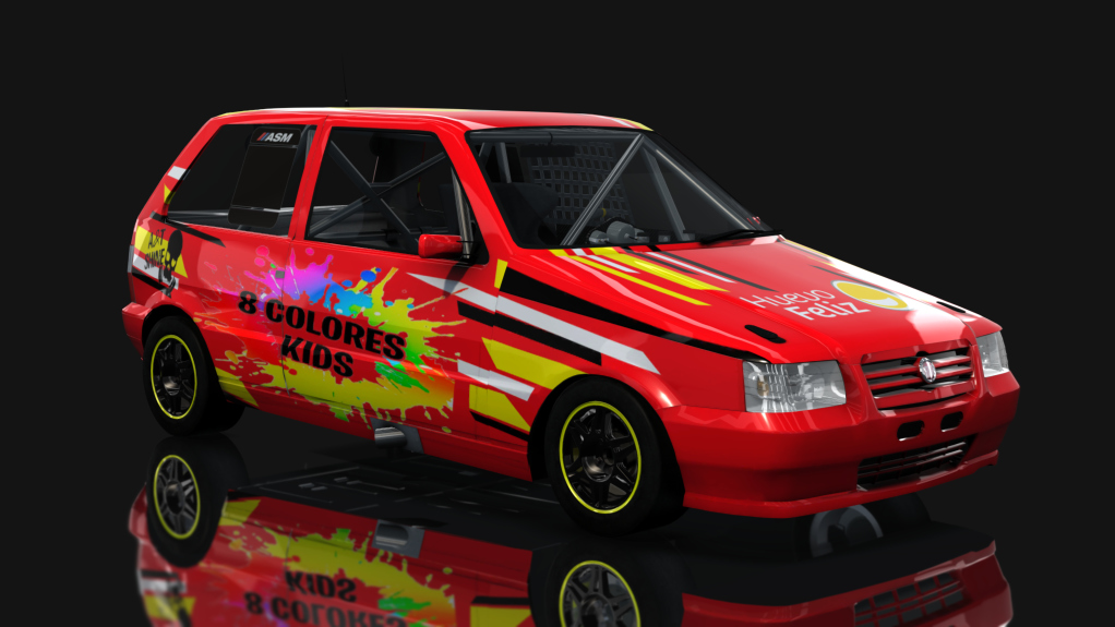 ASM - Fiat Uno Fire - Interliga Pro Racing, skin Ezequiel Tiberi