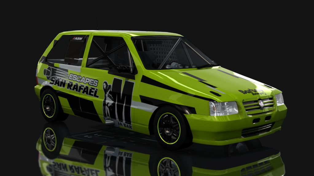 ASM - Fiat Uno Fire - Interliga Pro Racing, skin Federico Cabello