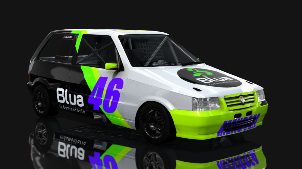ASM - Fiat Uno Fire - Interliga Pro Racing, skin Federico Spigolon