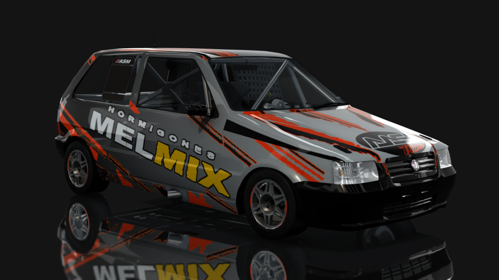 ASM - Fiat Uno Fire - Interliga Pro Racing, skin Franco_Melli