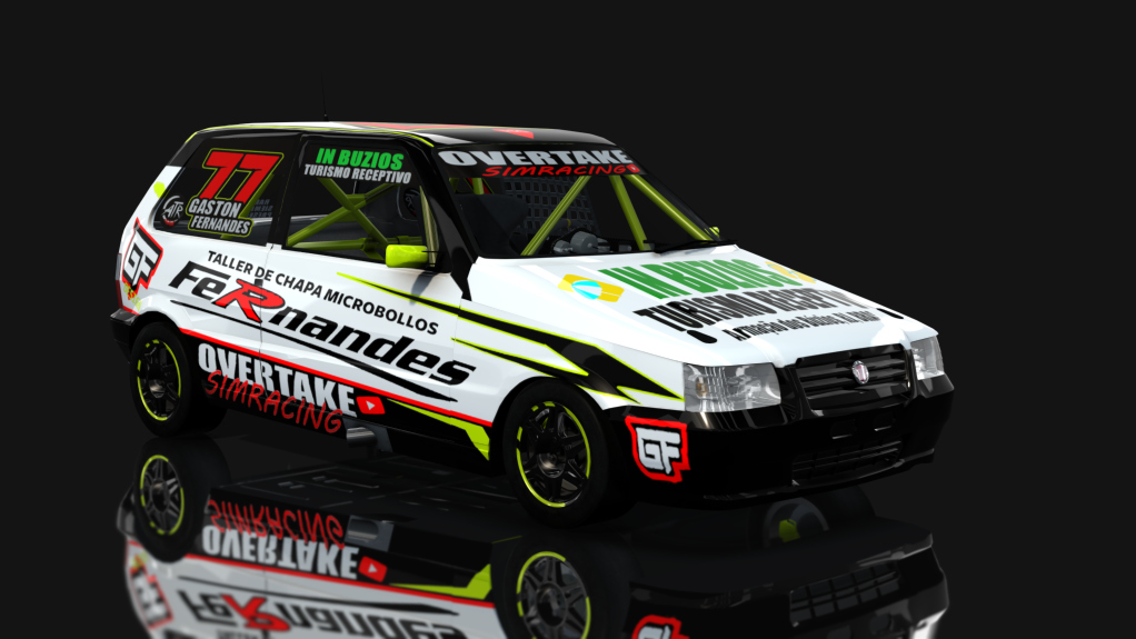 ASM - Fiat Uno Fire - Interliga Pro Racing, skin Gasti fernandes