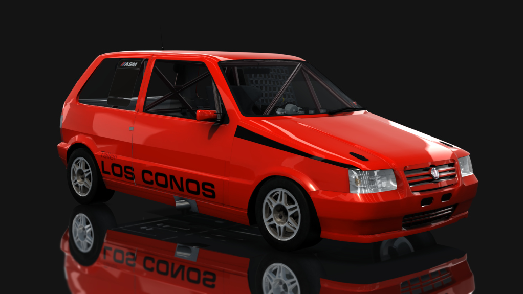 ASM - Fiat Uno Fire - Interliga Pro Racing, skin Ivan Ibanez