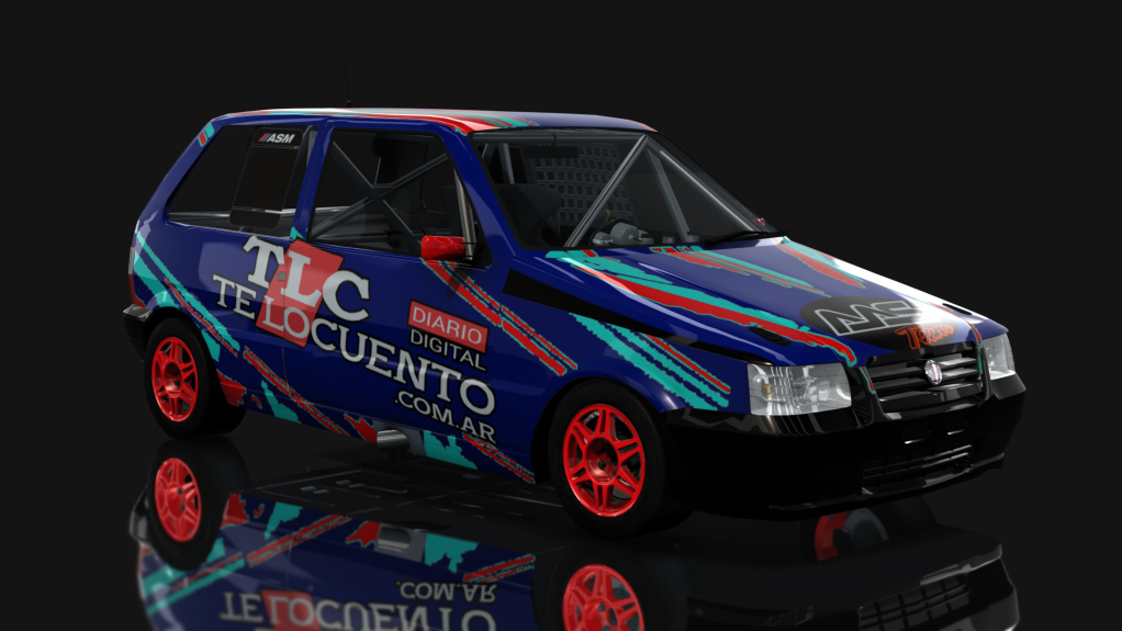 ASM - Fiat Uno Fire - Interliga Pro Racing, skin Joaquin_Arroyuelo