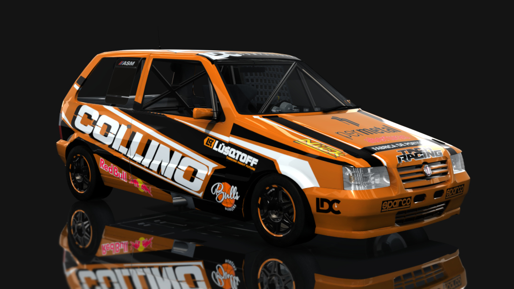 ASM - Fiat Uno Fire - Interliga Pro Racing, skin Lautaro Dominguez