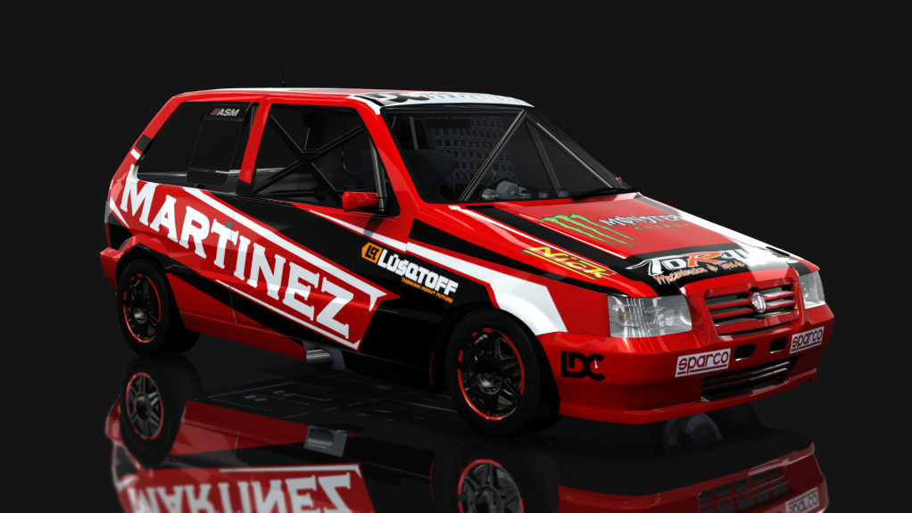 ASM - Fiat Uno Fire - Interliga Pro Racing, skin Lucas Martinez