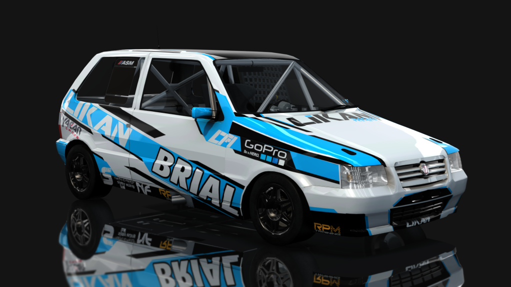 ASM - Fiat Uno Fire - Interliga Pro Racing, skin Ricardo Duhart