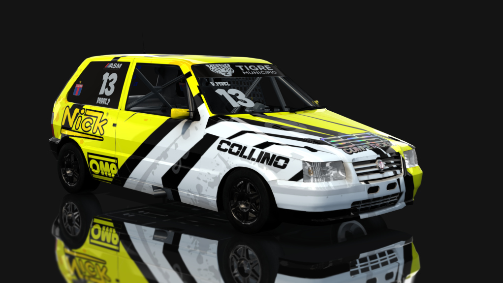 ASM - Fiat Uno Fire - Interliga Pro Racing, skin Rodri Perez Asm