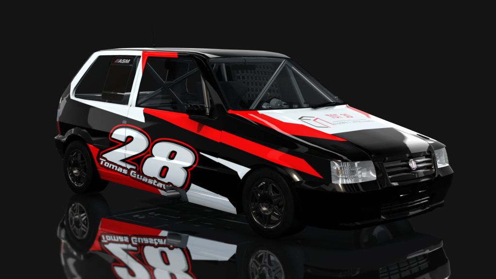 ASM - Fiat Uno Fire - Interliga Pro Racing, skin Tomas Guastavino