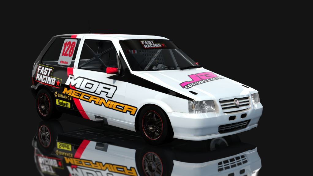ASM - Fiat Uno Fire - Interliga Pro Racing, skin mario abrahan